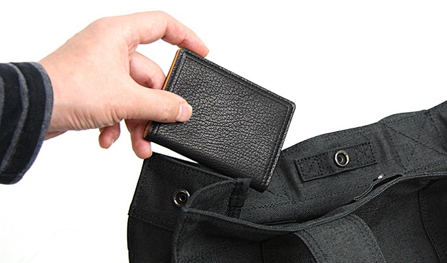 porter ポーター　名刺入れ　パスケース　黒　革 DOUBLE（PORTER） ポーター ダブル パス ＆ カードケース 129-03739