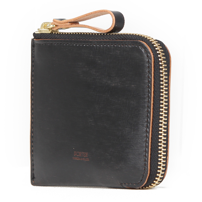 ポーター フォイル マルチウォレット 195-01331 財布 二つ折り財布 薄型 薄い財布 本革 レザー スリム L字ファスナー メンズ レディース 吉田カバン PORTER | FOIL（PORTER） | 01
