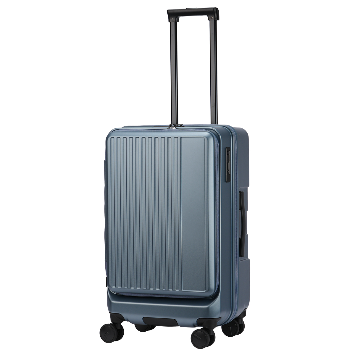 グランプラス スクエア スーツケース Lサイズ 72L 83L フロントオープン ストッパー 大型 静音 拡張 軽量 頑丈 GRAND＋ SQUARE 2202-TM-08 | グランプラス | 03