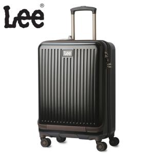 最大36% 5/3限定 リー Lee スーツケース Mサイズ 軽量 53L 中型 フロントオープン ...