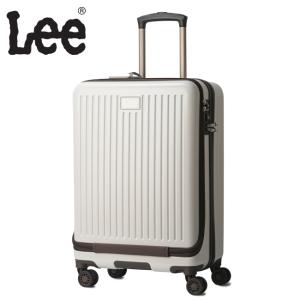 最大36% 5/3限定 リー Lee スーツケース Mサイズ 軽量 53L 中型 フロントオープン ...