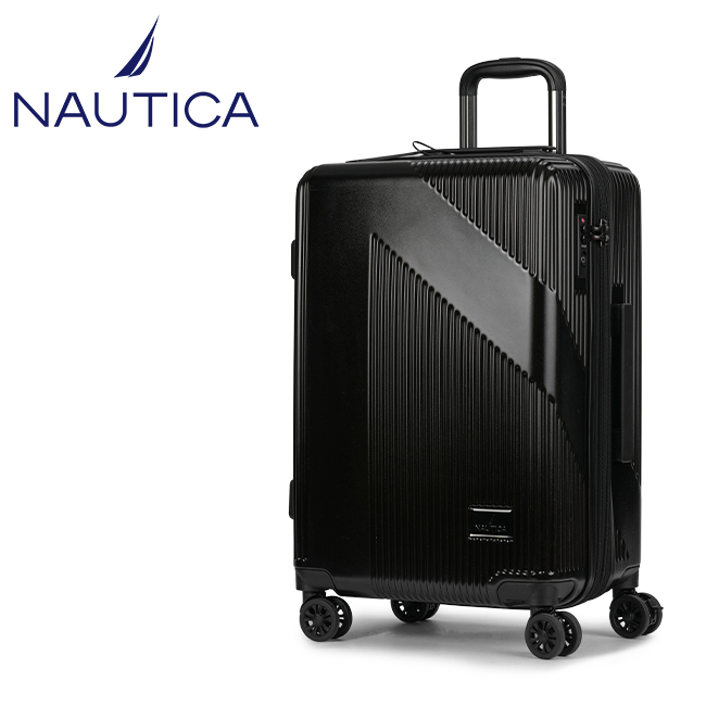 ノーティカ スーツケース Mサイズ 55L/61L 軽量 拡張機能 中型 キャスターストッパー キャ...
