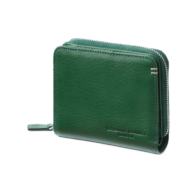 最大42% 12/28限定 キャサリンハムネット 二つ折り財布 メンズ レディース ブランド ラウンドファスナー レザー 本革 ミネラル KATHARINE HAMNETT 490-50702 | KATHARINE HAMNETT LONDON | 02