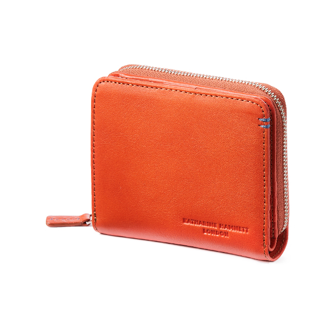 最大42% 12/28限定 キャサリンハムネット 二つ折り財布 メンズ レディース ブランド ラウンドファスナー レザー 本革 ミネラル KATHARINE HAMNETT 490-50702 | KATHARINE HAMNETT LONDON | 03