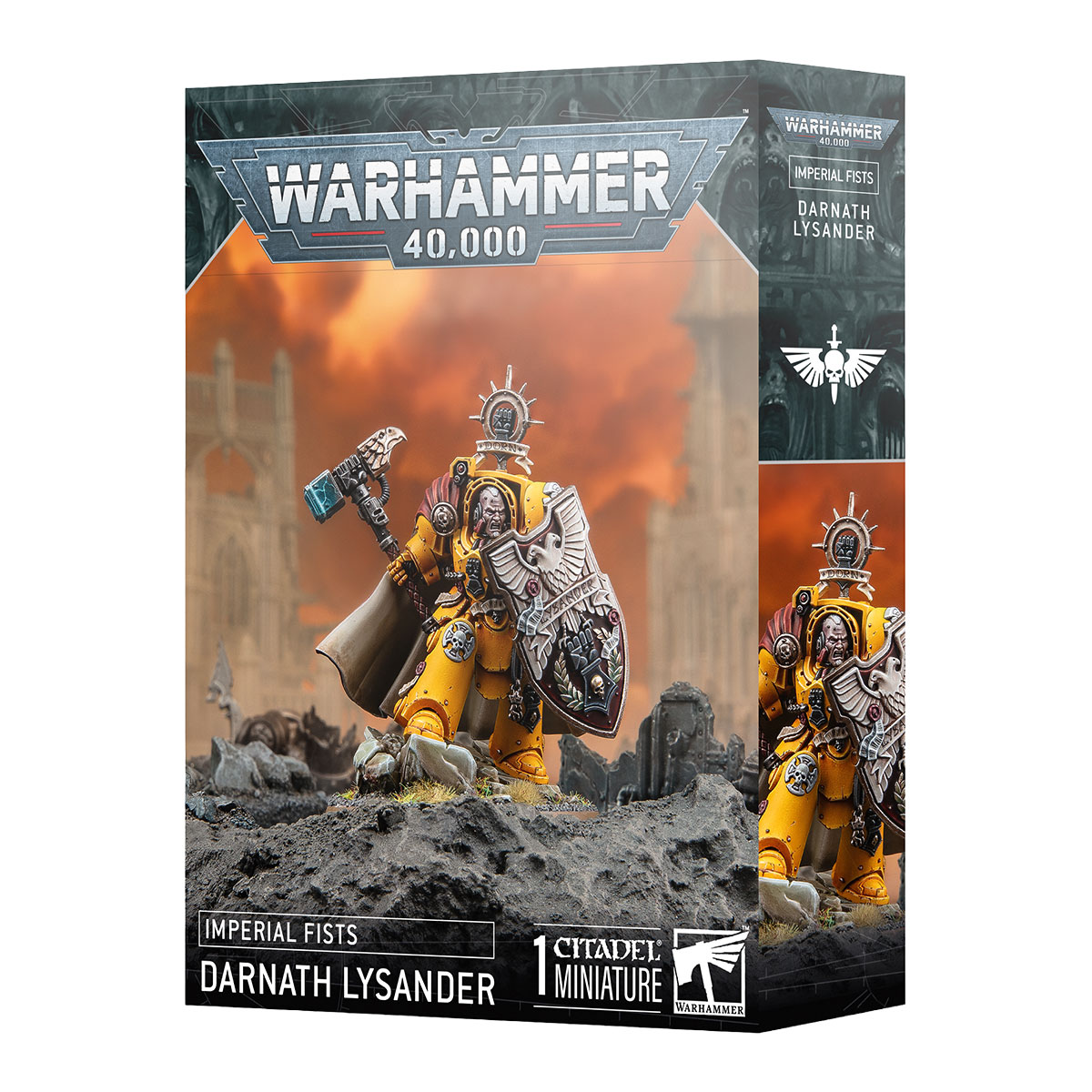 ウォーハンマー 40k 55-61 インペリアルフィスト ダルナス・ライサンダー IMPERIAL FISTS: DARNATH LYSANDER WarHammer 40,000 | ブランド登録なし | 01
