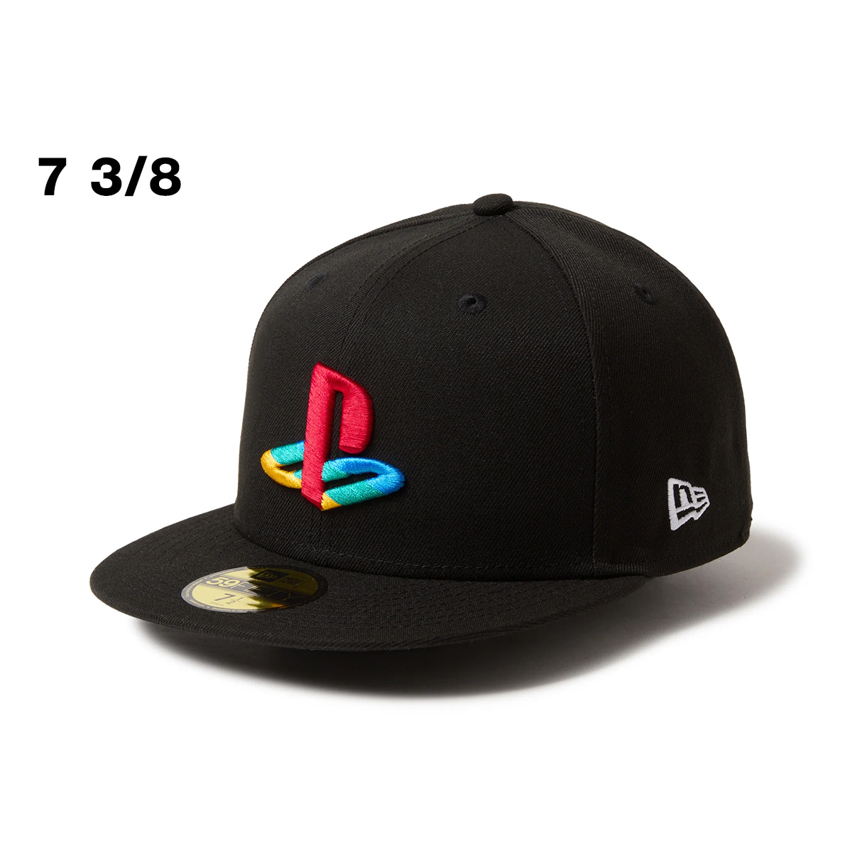 最大42% 1/19限定 ニューエラ プレイステーション ファミリーマーク マルチカラー ベースボールキャップ フラットバイザー 帽子 NEW ERA 59FIFTY PlayStation | NEW ERA | 01