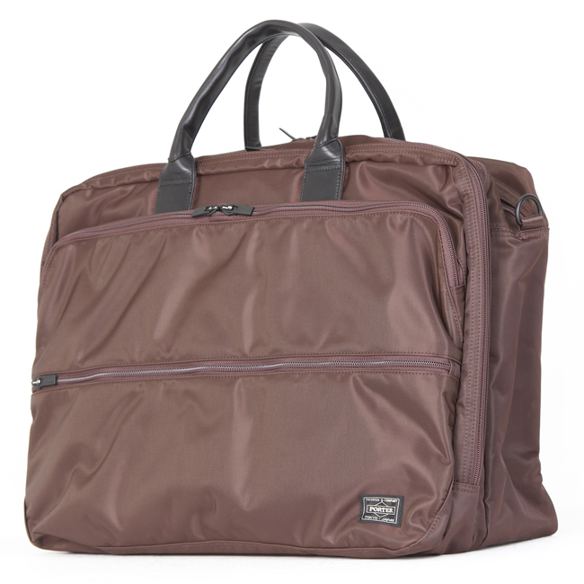 ポーター タイム 2WAYオーバーナイトブリーフケース(L) 655-08294 ビジネスバッグ メンズ 50代 40代 通勤 撥水 大容量 大きめ 吉田カバン PORTER | TIME（PORTER） | 03