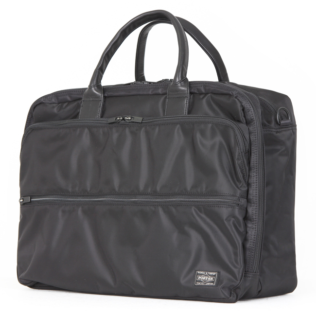 ポーター タイム 2WAYオーバーナイトブリーフケース(S) 655-08295 ビジネスバッグ メンズ 50代 40代 通勤 撥水 大容量 大きめ 吉田カバン PORTER | TIME（PORTER） | 01