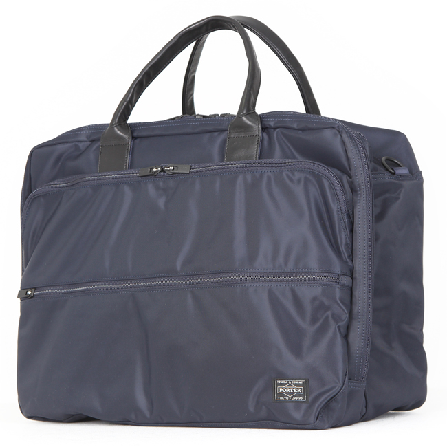 ポーター タイム 2WAYオーバーナイトブリーフケース(S) 655-08295 ビジネスバッグ メンズ 50代 40代 通勤 撥水 大容量 大きめ 吉田カバン PORTER | TIME（PORTER） | 02