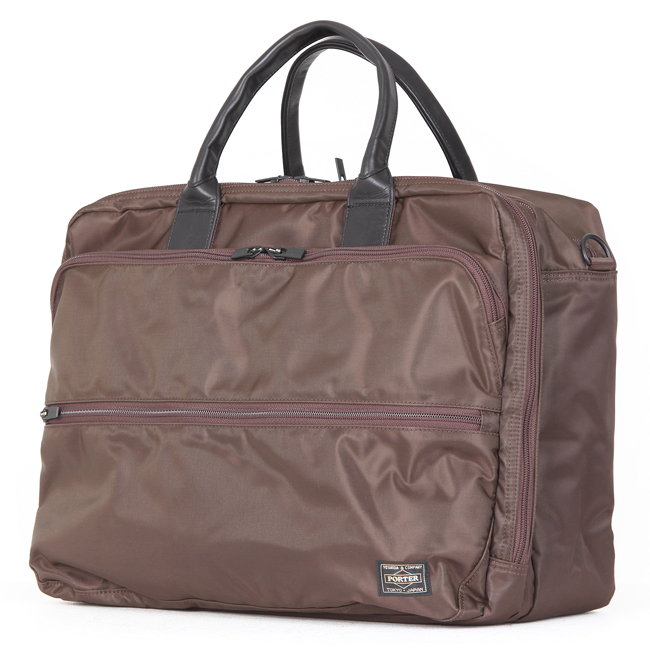 ポーター タイム 2WAYオーバーナイトブリーフケース(S) 655-08295 ビジネスバッグ メンズ 50代 40代 通勤 撥水 大容量 大きめ 吉田カバン PORTER | TIME（PORTER） | 03