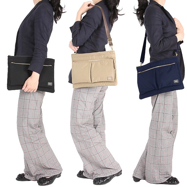 【極美品】Porter DRAFT ショルダーバッグ　656-06176 楽天市場】ポーター ドラフト ショルダーバッグ 656-06176 薄