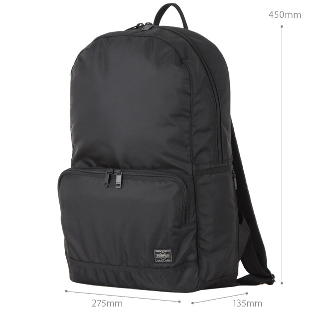 【美品】ポーター　フラッシュ　デイパック　ブラック PORTER ポーター フラッシュ デイパック（ブラック）
