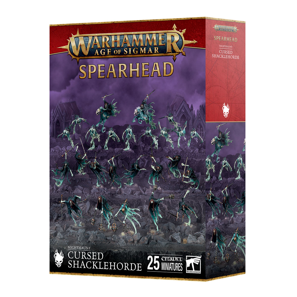 ウォーハンマー 70-914 スピアヘッド ナイトホーント - 呪われし咎者の群れ エイジ オヴ シグマー AoS WARHAMMER Spearhead Nighthaunt Cursed Shacklehorde | ブランド登録なし | 01