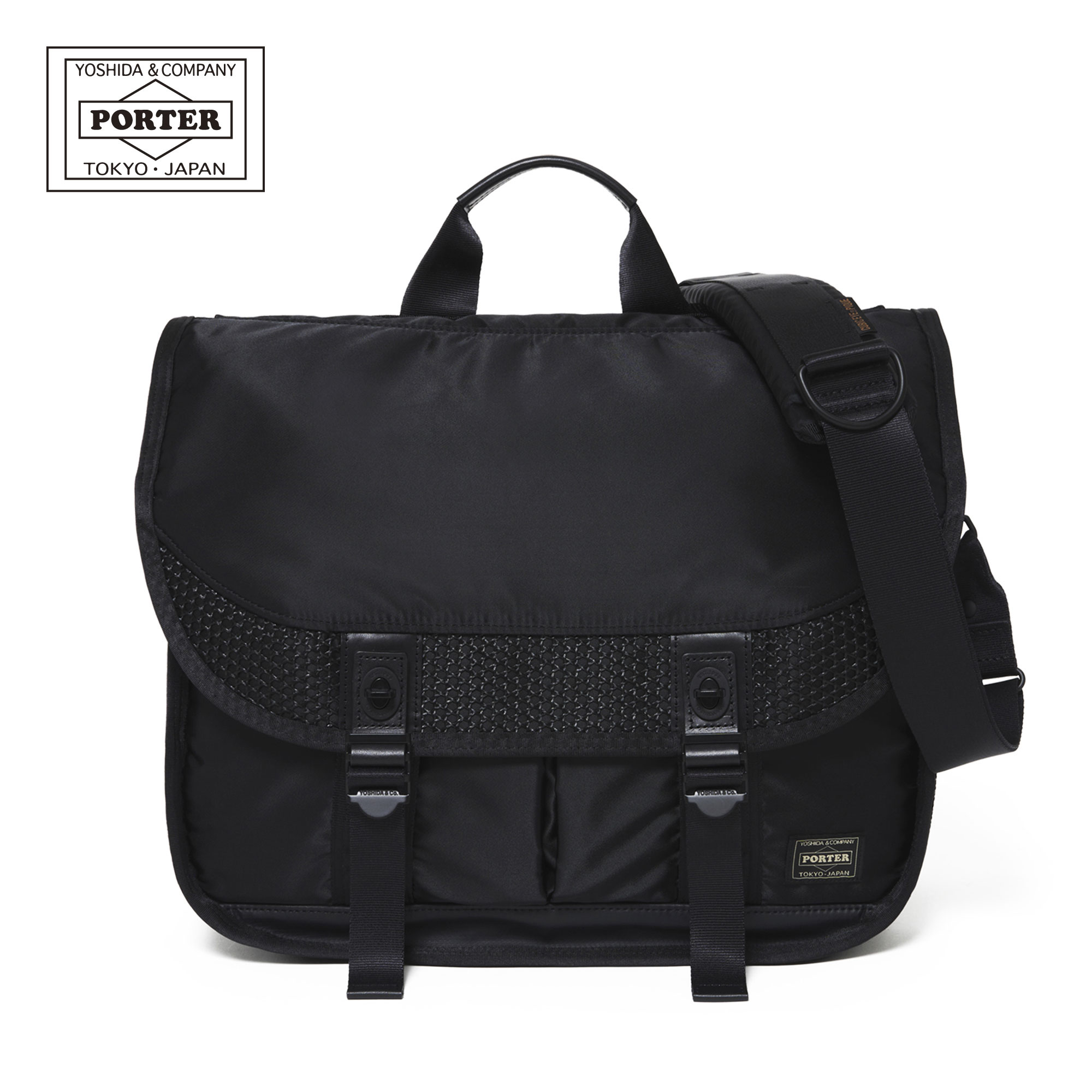 ポーター バウンス メッセンジャーバッグ 702-19902 PORTER BOUNCE 吉田カバン バッグ ショルダーバッグ メンズ レディース ブランド 大きめ 大容量 通勤 | PORTER | 01