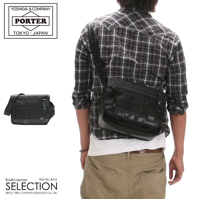 美品　PORTER　ポーター　ヒート　ショルダーバッグ　ボディバッグ　カード付き 703-06974_1.jpg