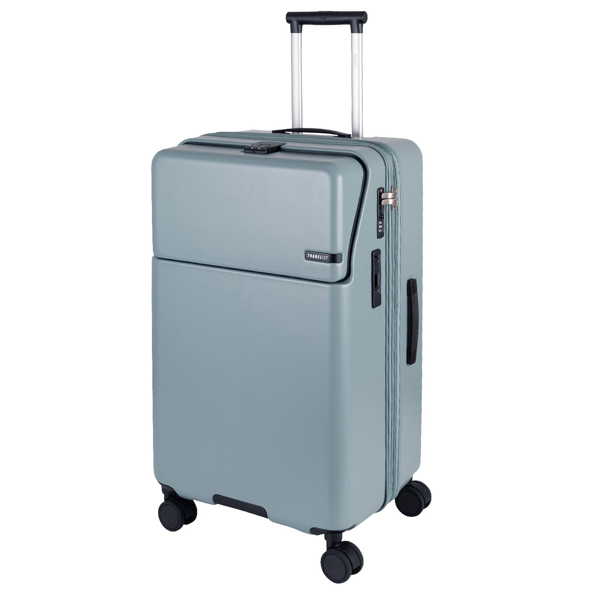 最大50% 1/25限定 トラベリスト スーツケース LLサイズ XLサイズ 100L/114L 大型 大容量 軽量 拡張 トップオープン ストッパー ファースト TRAVELIST 76-25160 | TRAVELIST | 02