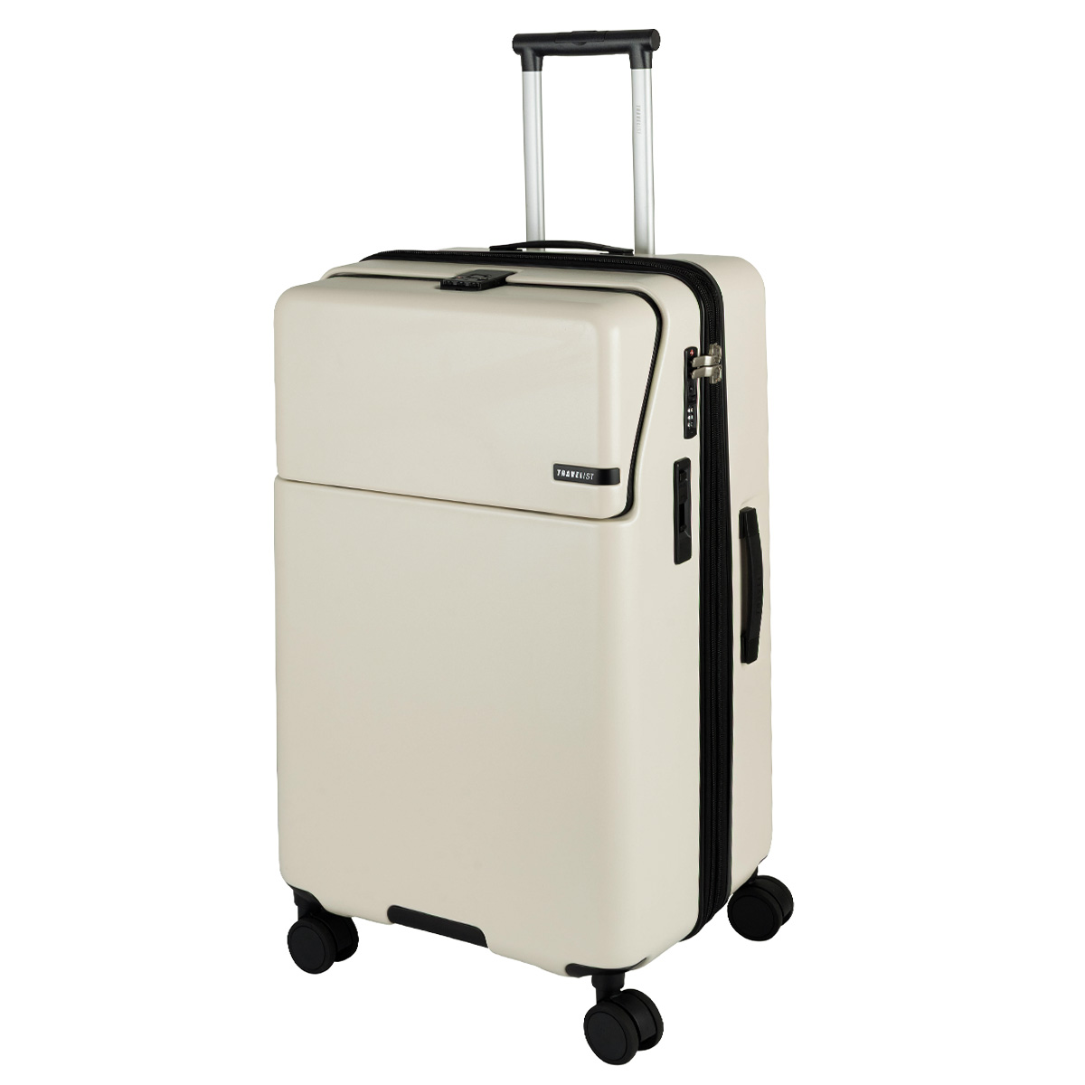 最大50% 1/25限定 トラベリスト スーツケース LLサイズ XLサイズ 100L/114L 大型 大容量 軽量 拡張 トップオープン ストッパー ファースト TRAVELIST 76-25160 | TRAVELIST | 03