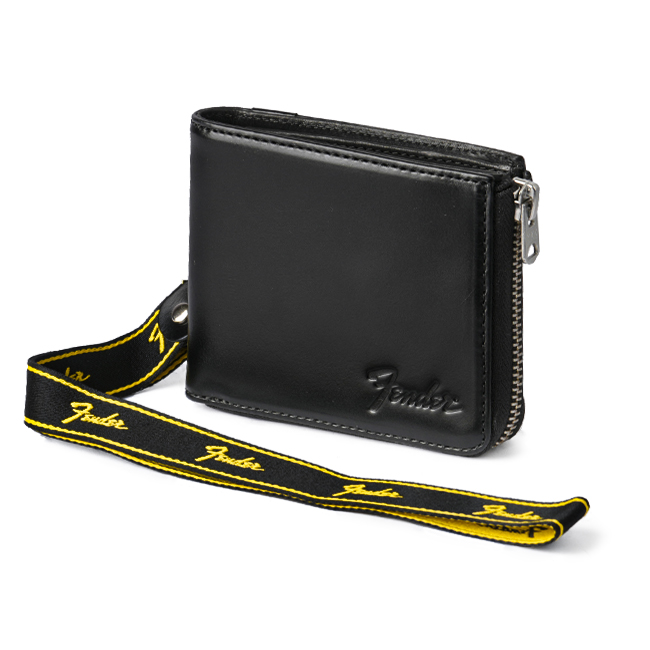 最大42% 12/28限定 フェンダー 二つ折り財布 メンズ レディース ブランド 本革 国産レザー L字ファスナー ミドルウォレット ピック付属 Fender 950-702 | Fender | 01