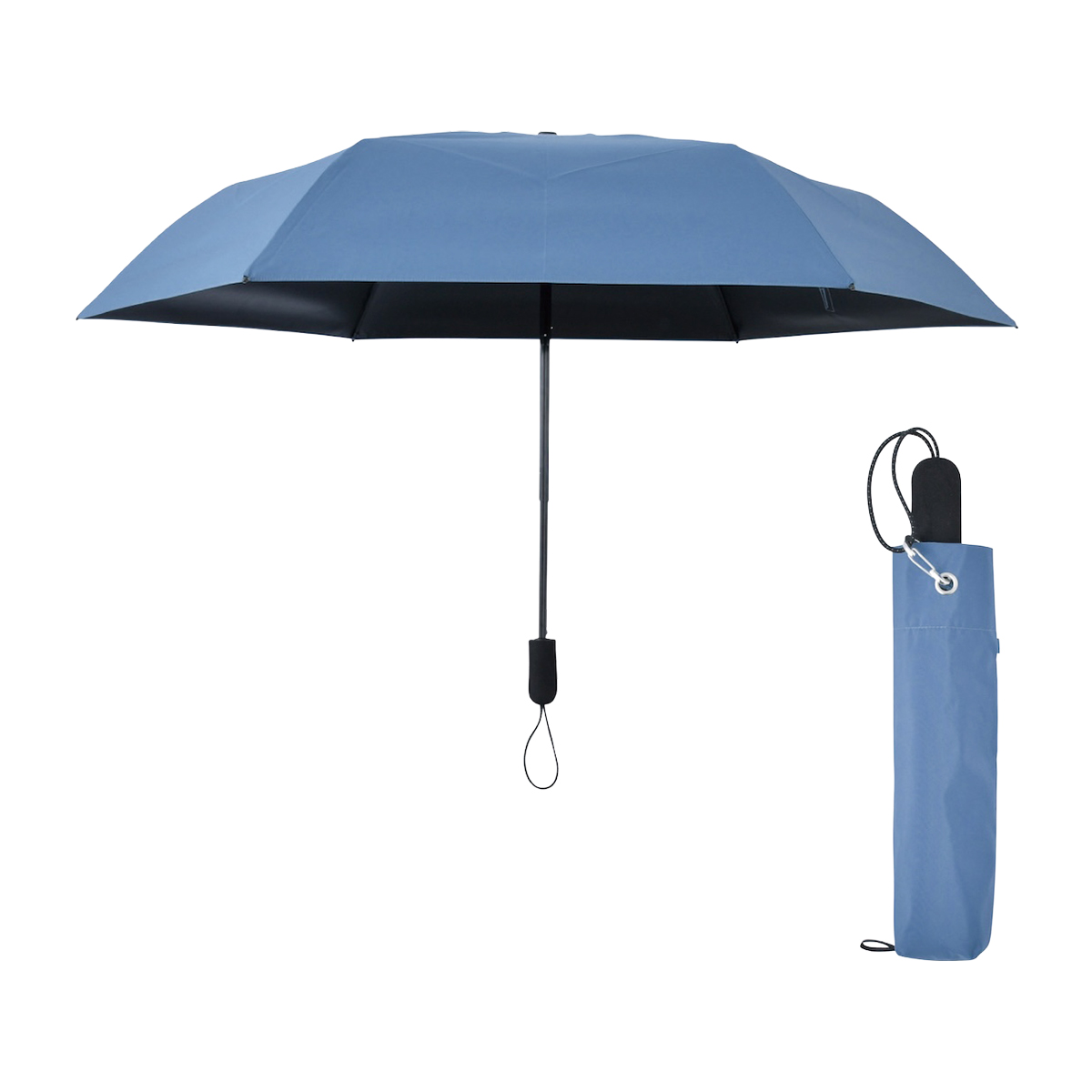 バグスロウ アンベル タフネス ヒートブロック秒速プリーツ 折りたたみ傘 晴雨兼用 形状記憶 完全遮光100% bugSlaw TOUGHNESS HEATBLOCK A1103 | ブランド登録なし | 01