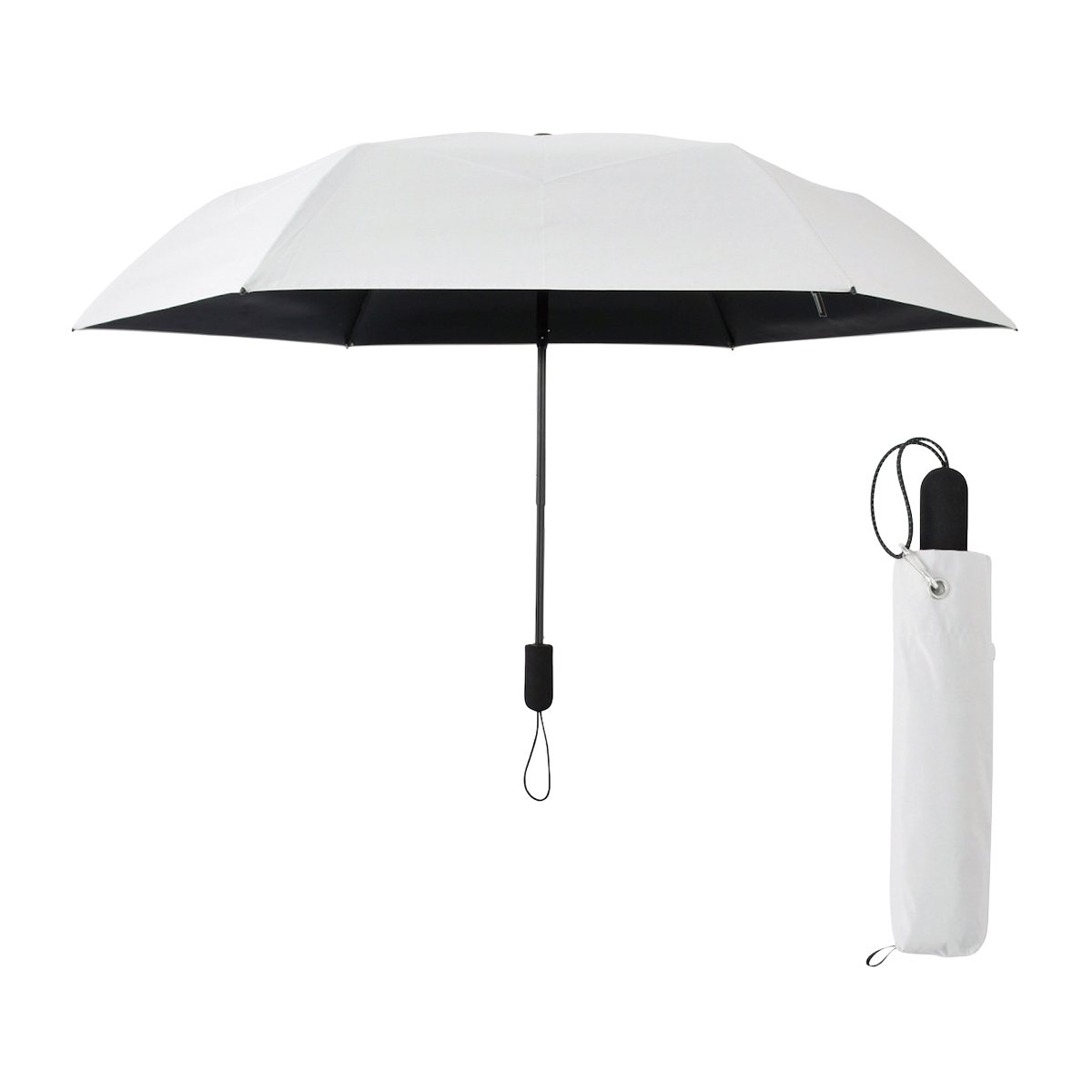 バグスロウ アンベル タフネス ヒートブロック秒速プリーツ 折りたたみ傘 晴雨兼用 形状記憶 完全遮光100% bugSlaw TOUGHNESS HEATBLOCK A1103 | ブランド登録なし | 04