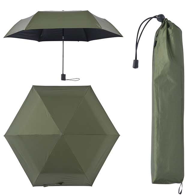 バグスロウ×アンベル 折りたたみ傘 晴雨兼用 自動開閉 軽量 ベリカルラージ フラット bugSlaw A2755 | Amvel | 04