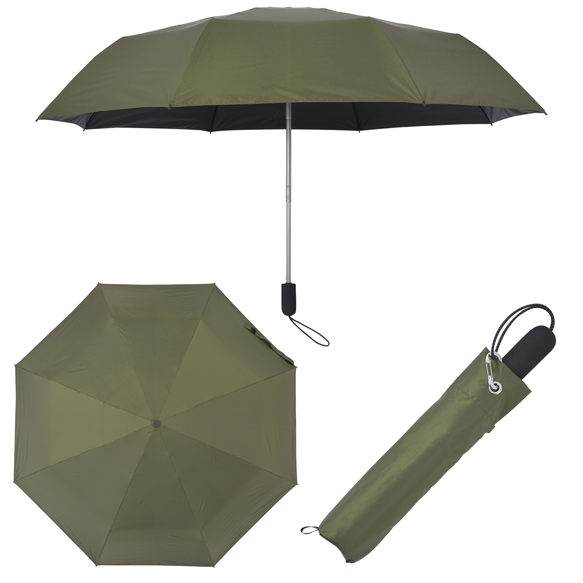 アンベル タフネス 折りたたみ傘 全天候型 晴雨兼用 完全遮光 遮熱 UVカット 8本骨 106cm bugSlaw Amvel TOUGHNESS |  | 03