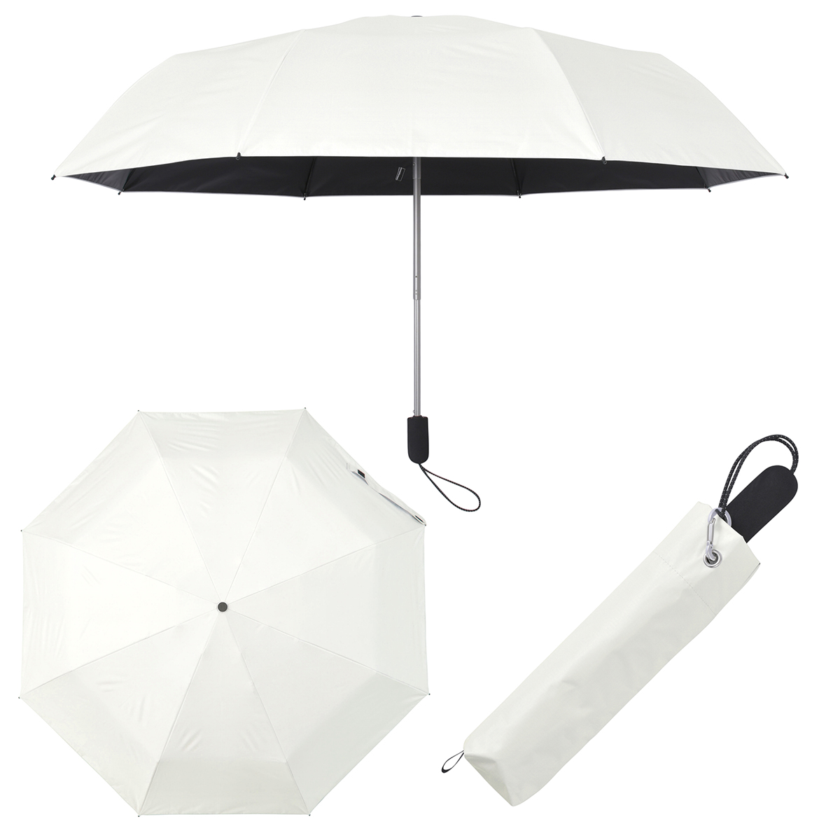 アンベル タフネス 折りたたみ傘 全天候型 晴雨兼用 完全遮光 遮熱 UVカット 8本骨 106cm bugSlaw Amvel TOUGHNESS |  | 05