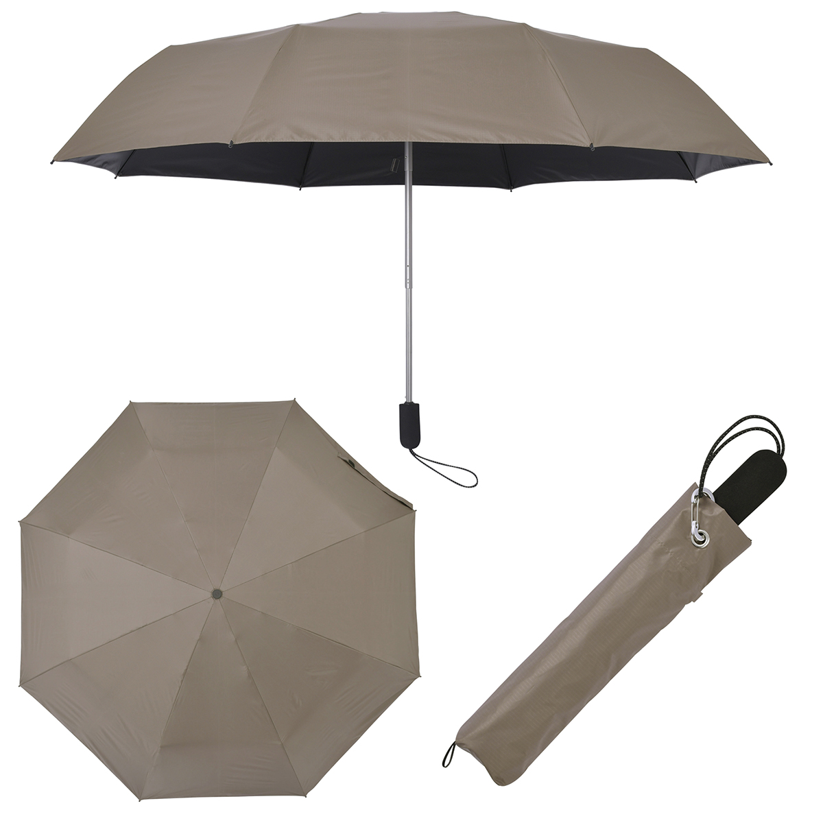 アンベル タフネス 折りたたみ傘 全天候型 晴雨兼用 完全遮光 遮熱 UVカット 8本骨 106cm bugSlaw Amvel TOUGHNESS |  | 04