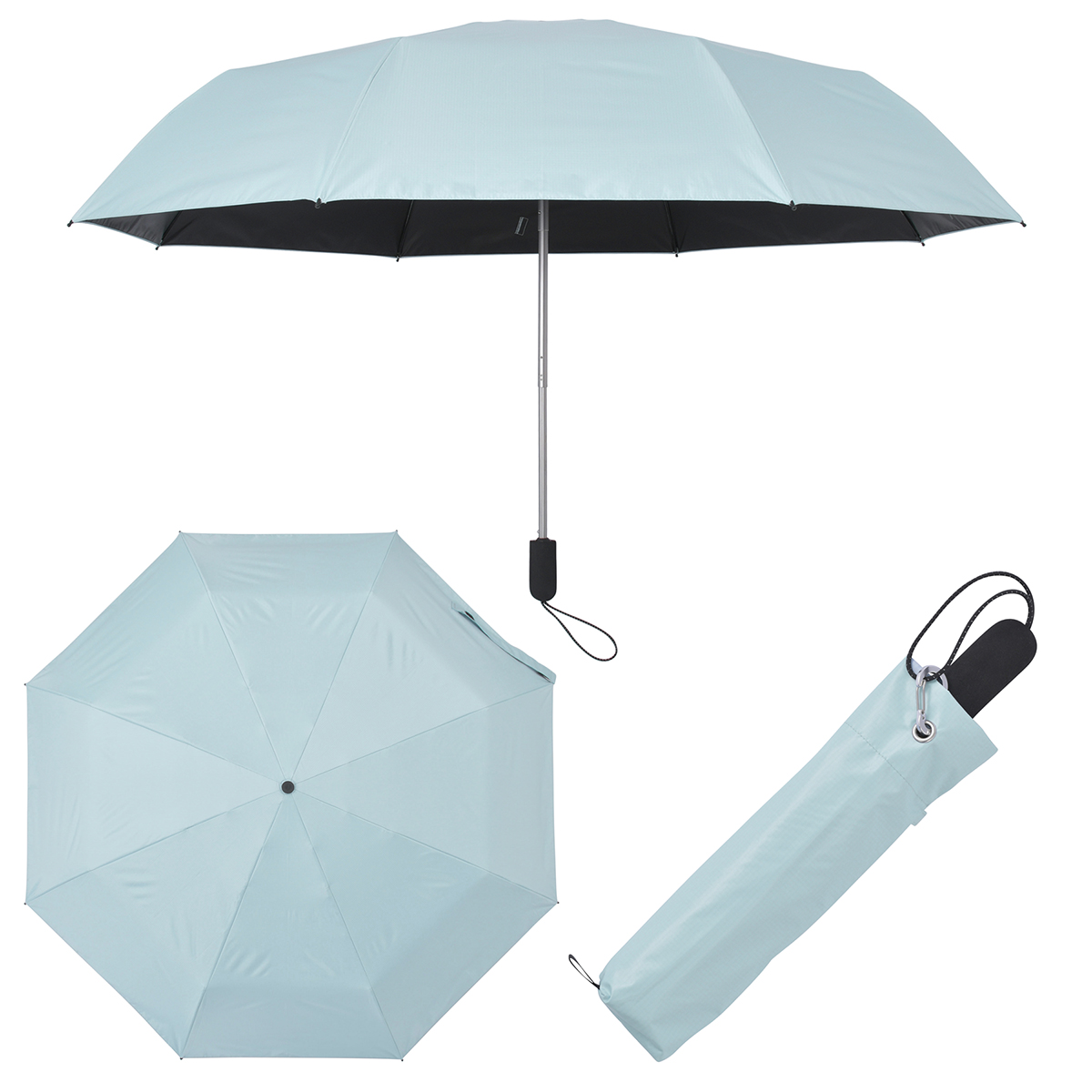 アンベル タフネス 折りたたみ傘 全天候型 晴雨兼用 完全遮光 遮熱 UVカット 8本骨 106cm bugSlaw Amvel TOUGHNESS |  | 06