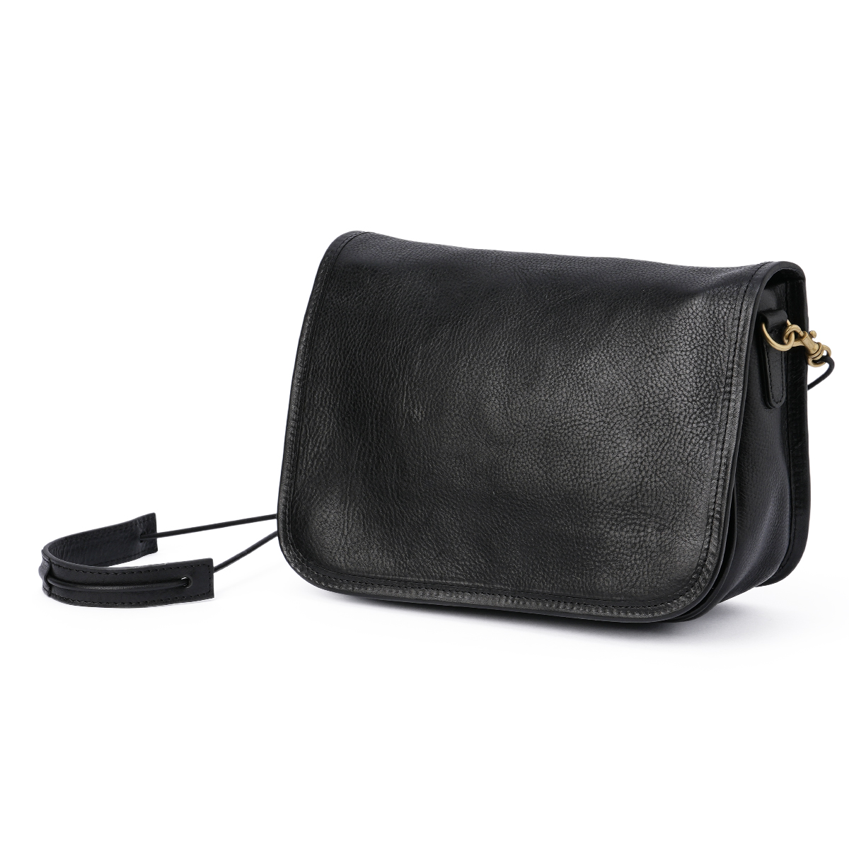 A_W アウ ショルダーバッグ メンズ レディース ブランド レザー 本革 斜めがけ 小さめ 横型 フラップ MAILL BAG M AB-002 在庫限り | A_W | 01