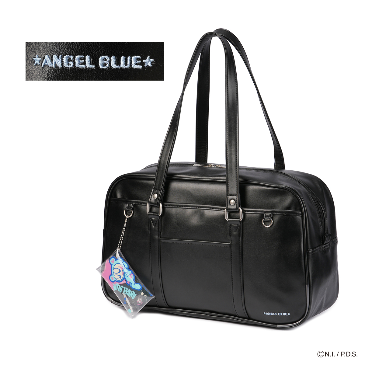 最大51% 1/11限定 エンジェルブルー スクールバッグ スクバ 合皮 女子 女子高生 高校生 中学生 通学 学生鞄 サブバッグ A4 ANGEL BLUE AB001 | ANGEL BLUE（アパレル） | 01