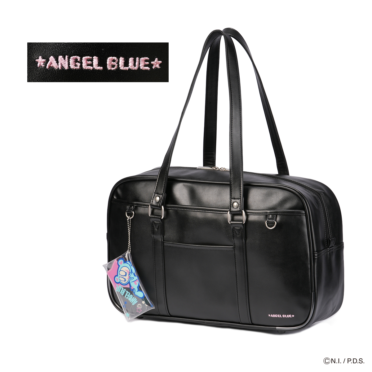 最大51% 1/11限定 エンジェルブルー スクールバッグ スクバ 合皮 女子 女子高生 高校生 中学生 通学 学生鞄 サブバッグ A4 ANGEL BLUE AB001 | ANGEL BLUE（アパレル） | 04