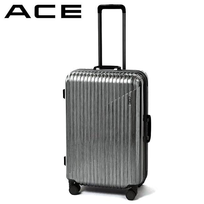 最大38% 4/27限定 エース スーツケース Mサイズ 58L 軽量 中型 フレームタイプ キャスターストッパー キャリーケース クレスタ2F ACE 05107｜selection｜02