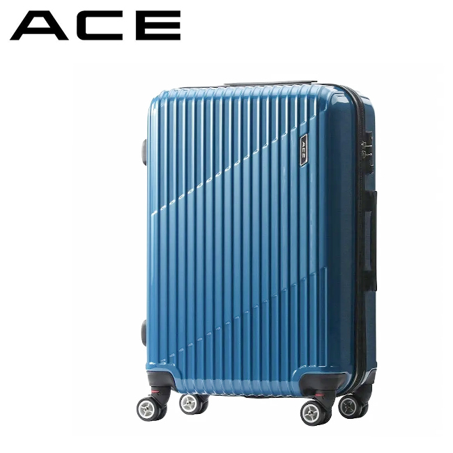 エース スーツケース Mサイズ 64L/70L 軽量 中型 拡張機能 メンズ レディース ブランド キャリーケース クレスタ ACE 06317｜selection｜05