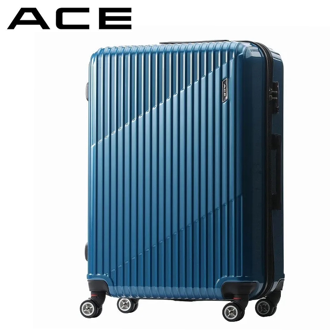 エース スーツケース Lサイズ 83L/93L 大型 大容量 軽量 拡張機能 メンズ レディース ブランド キャリーケース クレスタ ACE 06318