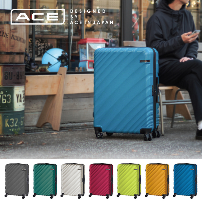 エース エースデザイン オーバル スーツケース90L～111L ace-06423