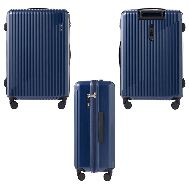 最大40% 5/25限定 エース スーツケース Mサイズ 軽量 60L 中型 