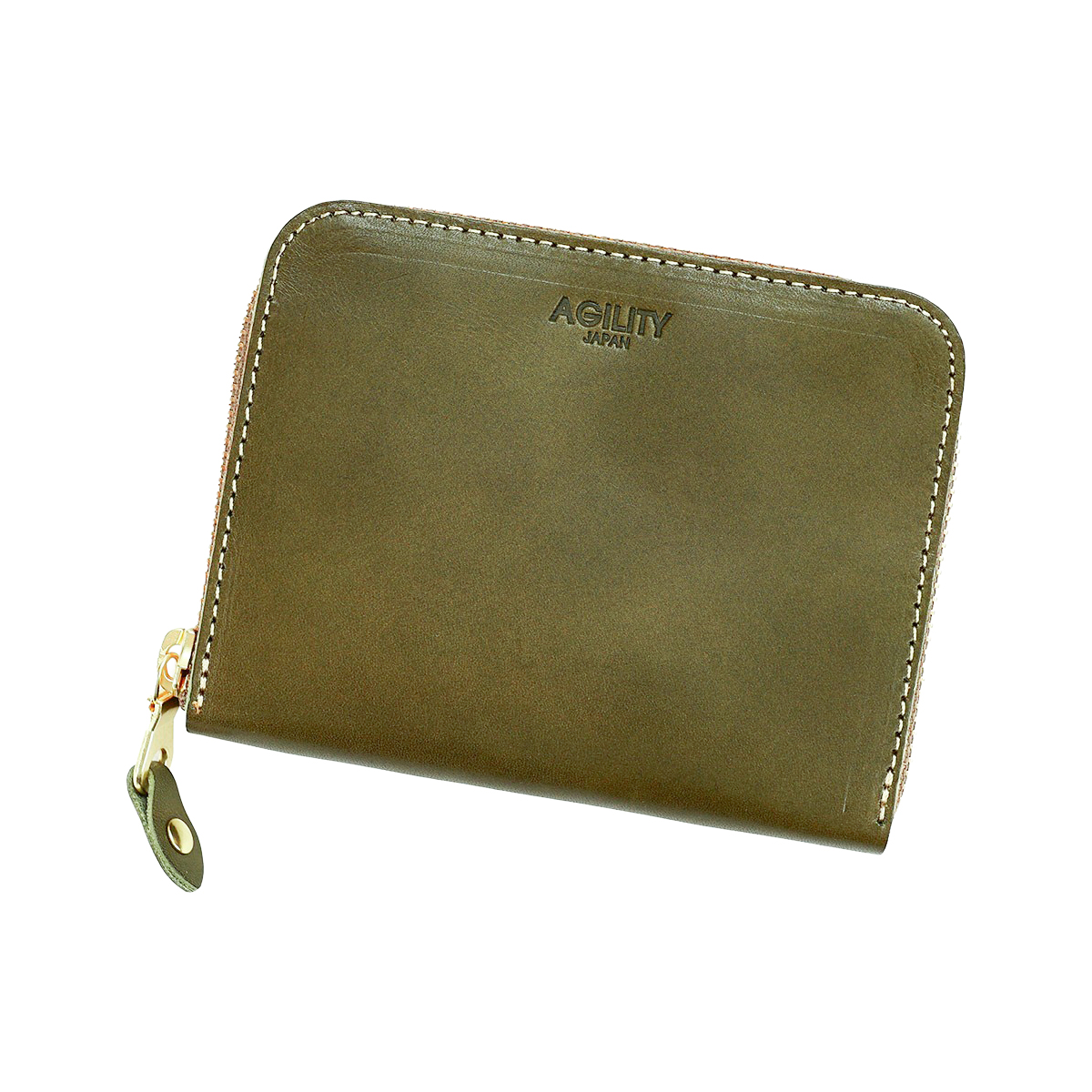 アジリティ 二つ折り財布 レディース メンズ レザー 本革 日本製 大容量 軽量 薄型 薄マチ スリム トレーズ AGILITY 0377 | AGILITY | 03