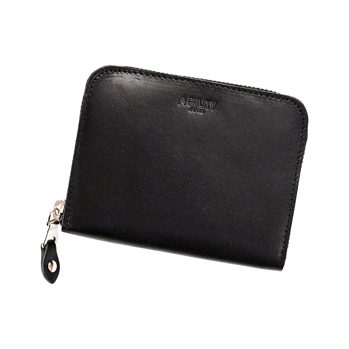 アジリティ 二つ折り財布 レディース メンズ レザー 本革 日本製 大容量 軽量 薄型 薄マチ スリム トレーズ AGILITY 0377 | AGILITY | 01