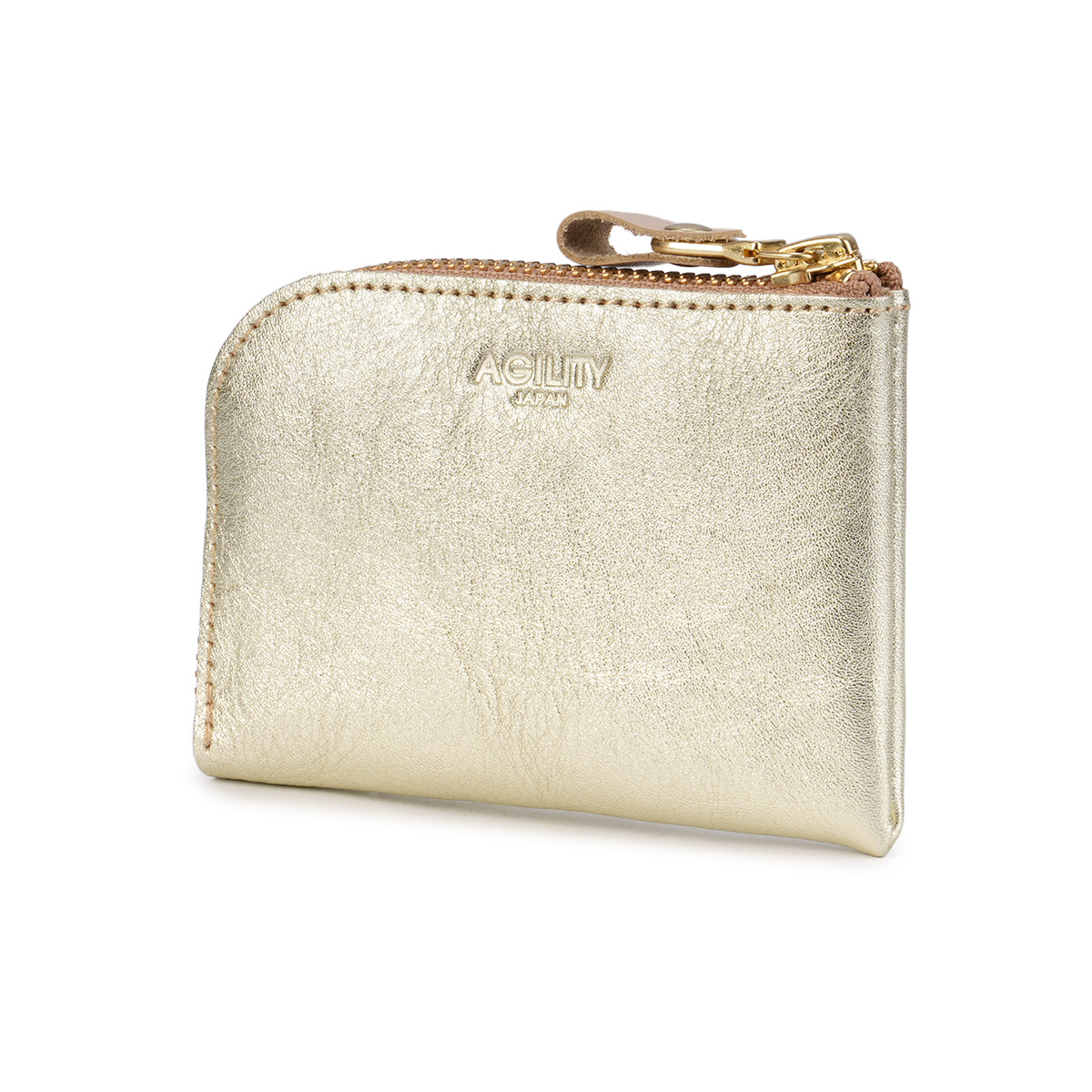 アジリティ コインケース 小銭入れ 財布 ミニ財布 本革 金 銀 ゴールド シルバー ミニウォレット レディース AGILITY 0890 | AGILITY | 02