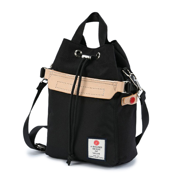 アッソブ ショルダーバッグ メンズ ブランド 巾着ショルダー 軽量 日本  