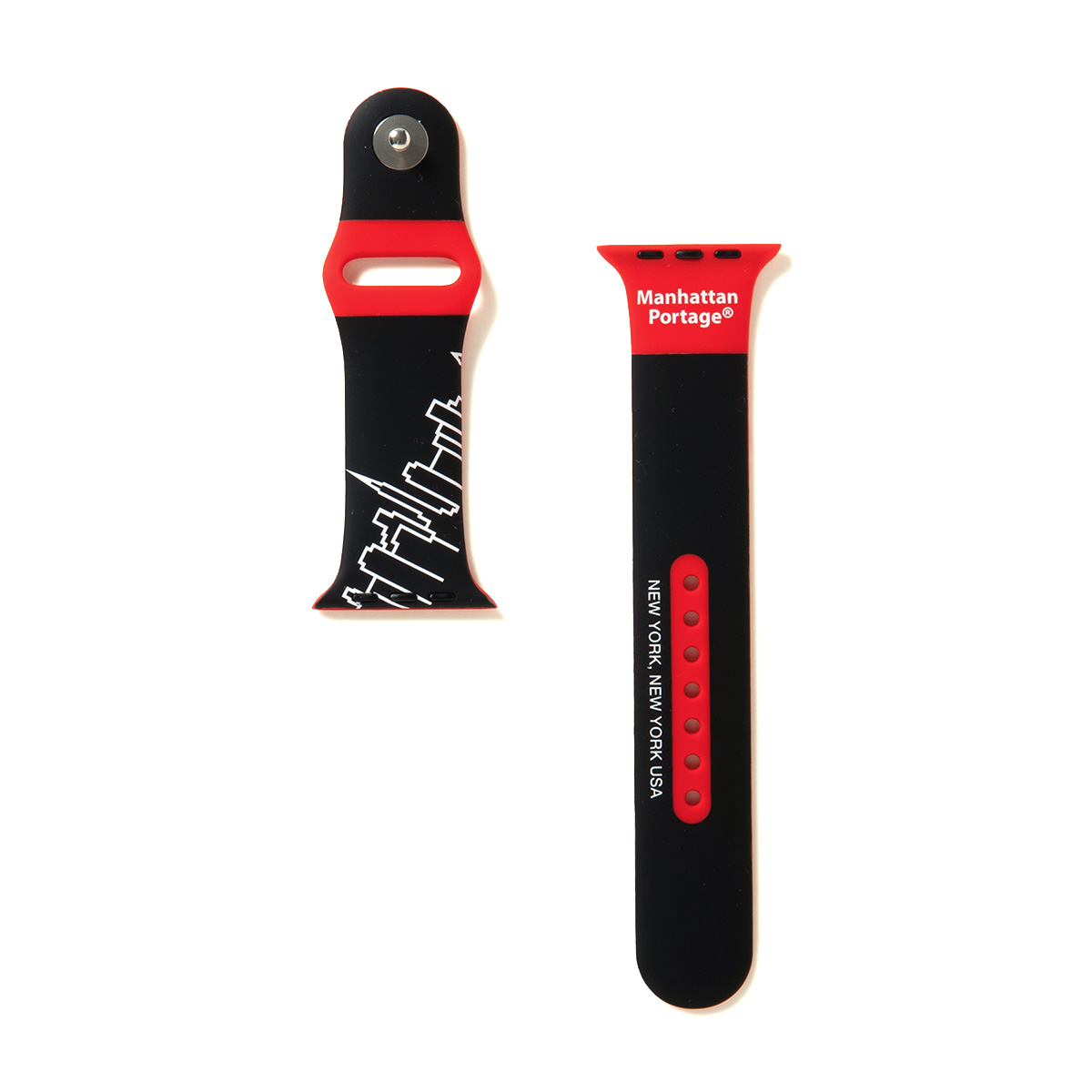 最大42% 3/3限定 マンハッタンポーテージ アップルウォッチ Apple Watch バンド ブランド シリコン 49mm/46mm/45mm/44mm Manhattan Portage AWB-MP03 | Manhattan Portage | 01