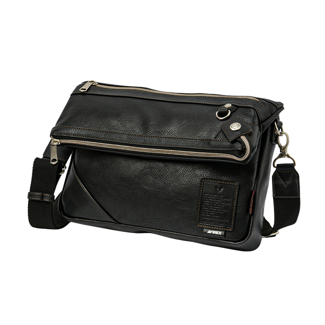 最大51% 1/13限定 アヴィレックス ショルダーバッグ メンズ ブランド 軽量 黒 斜めがけ 2WAY B5 A4 トートバッグ アビレックス ソリッド AVIREX SOLID AX5003 | AVIREX | 01