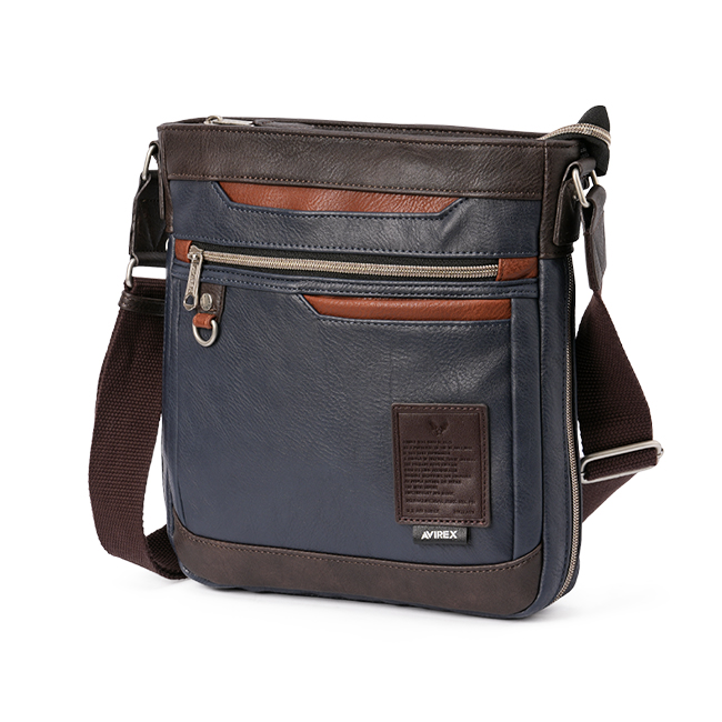 最大51% 1/13限定 アヴィレックス ショルダーバッグ メンズ ブランド 軽量 合皮 拡張 縦型 斜めがけ B5 アビレックス スチュアート AVIREX STUART AX5007 | AVIREX | 02
