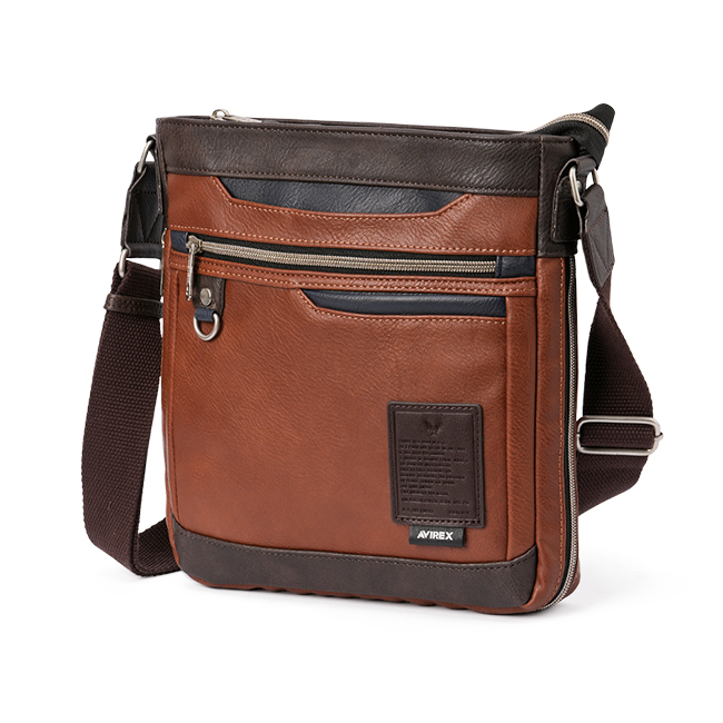 最大51% 1/13限定 アヴィレックス ショルダーバッグ メンズ ブランド 軽量 合皮 拡張 縦型 斜めがけ B5 アビレックス スチュアート AVIREX STUART AX5007 | AVIREX | 03
