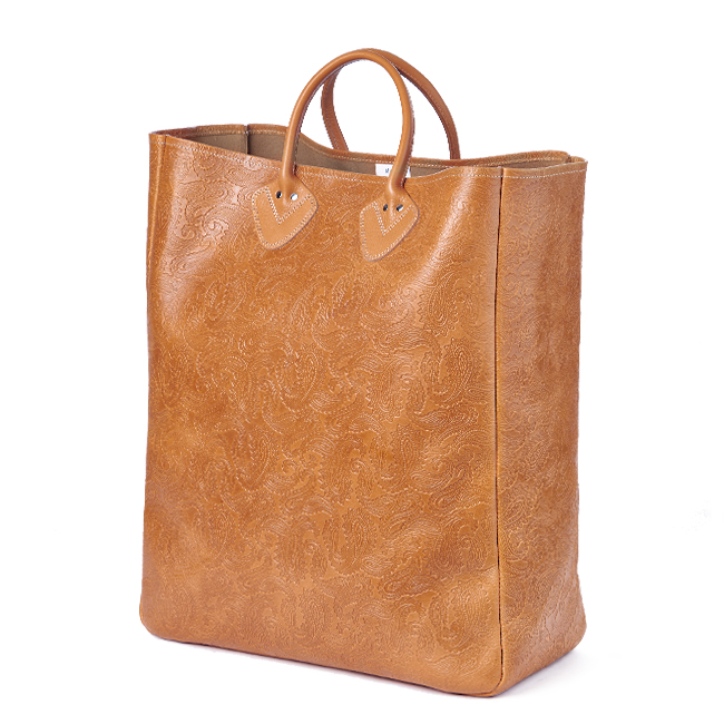 最大50% 12/25限定 ブランクレ トートバッグ レディース 軽い 大きめ 大容量 軽量 日本製 本革 レザー ブランド ペイズリー柄 A4 B4 A3 blancle bc1053 在庫限り | blancle | 02