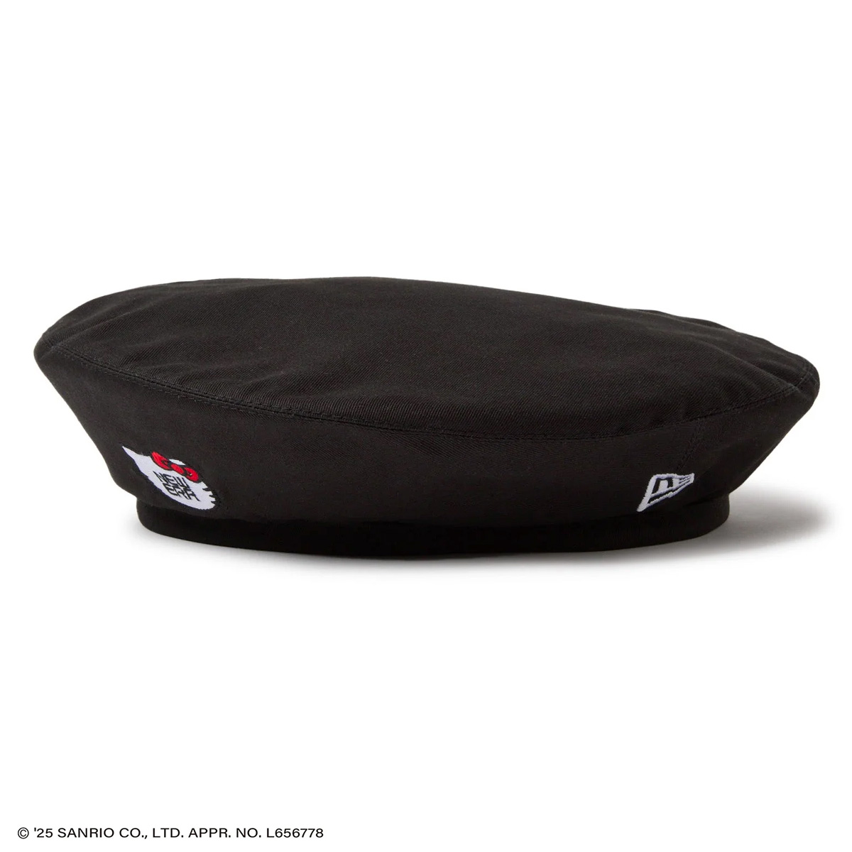 HELLO KITTY CA4LA ブラック ベレー帽 NEW ERA ニューエラ ハローキティ ベレー帽 帽子 レディース
