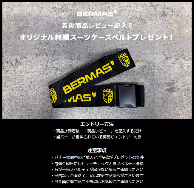 BERMAS（バーマス） 最大42% 6/11限定 インターシティ スーツケース