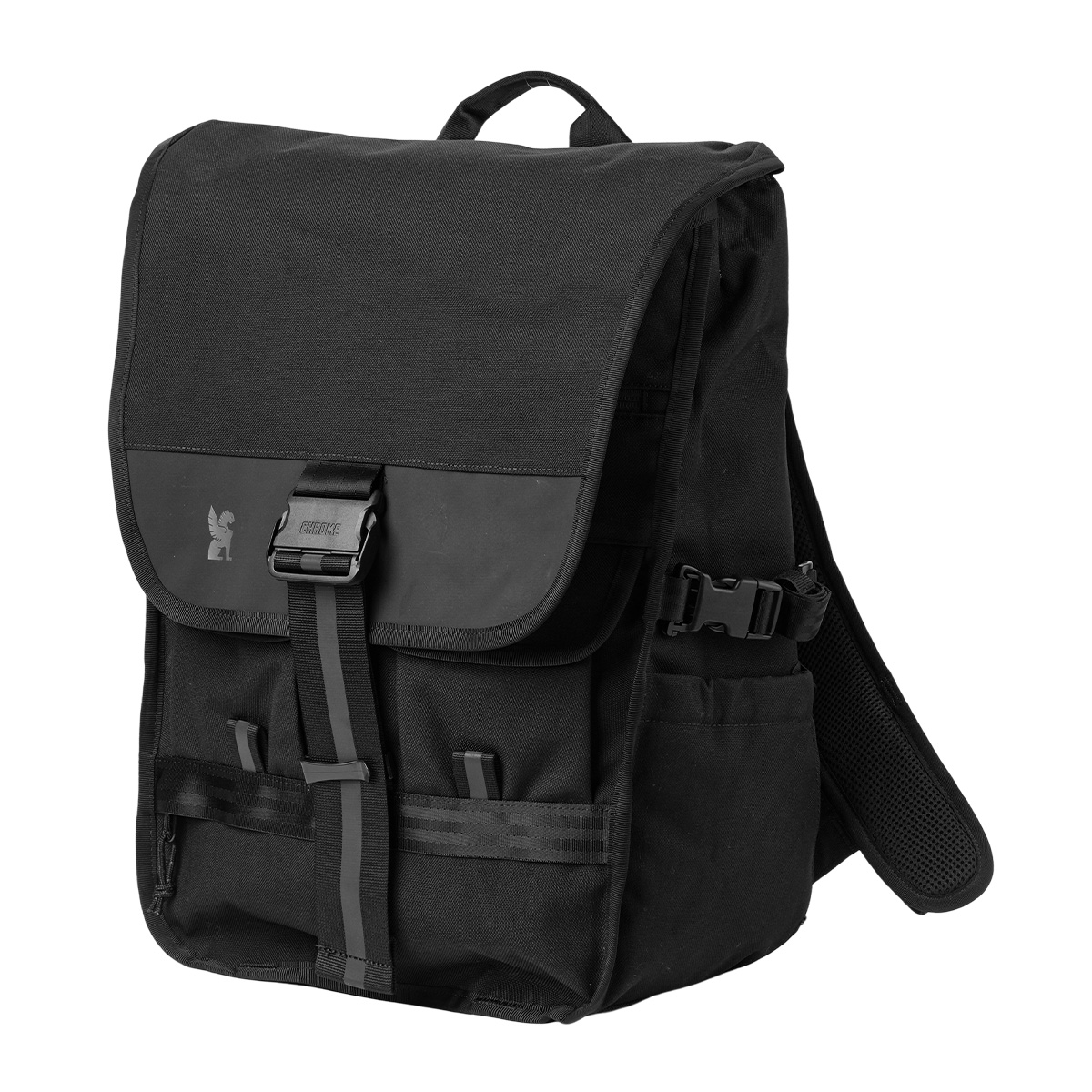 CHROME フラップ式バックパック ブラック　ワルシャワ　M CHROME クローム インダストリーズ ワルシャワ 30L パック