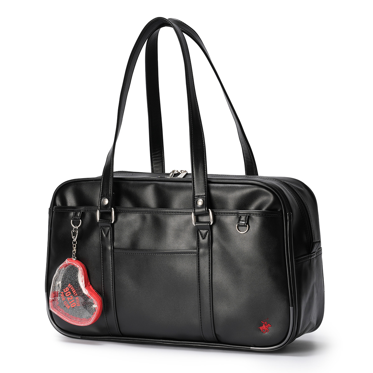 最大51% 1/13限定 ビバリーヒルズ ポロクラブ スクールバッグ スクバ 合皮 女子 女子高生 高校生 通学 学生鞄 黒 茶色 カバン BEVERLY HILLS POLO CLUB BP003 | BEVERLY HILLS POLO CLUB | 01